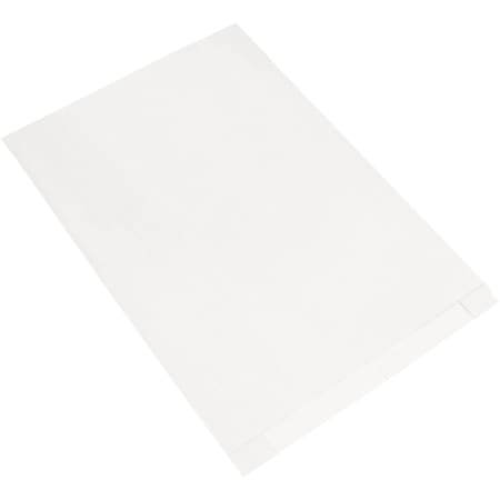 Partners Brand Gusseted Merchandise Bags, 17 x 4 x 24", White, PK 500 BGM108W